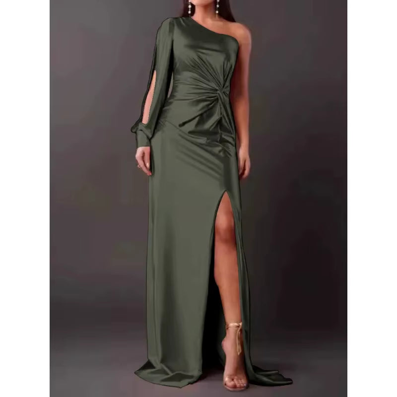 Velvara™ LuxeFit Summer Slit Dress – Effortless Sophistication in Every Step