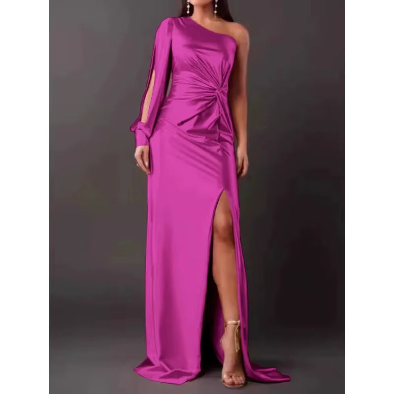 Velvara™ LuxeFit Summer Slit Dress – Effortless Sophistication in Every Step
