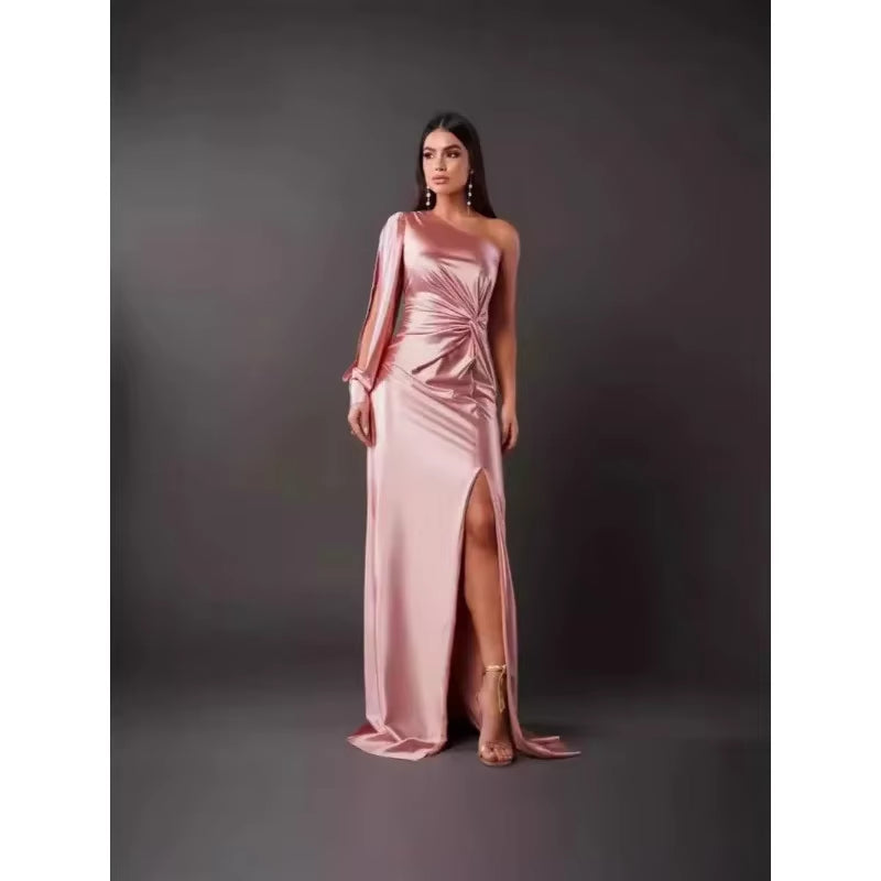 Velvara™ LuxeFit Summer Slit Dress – Effortless Sophistication in Every Step