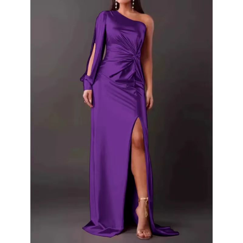 Velvara™ LuxeFit Summer Slit Dress – Effortless Sophistication in Every Step