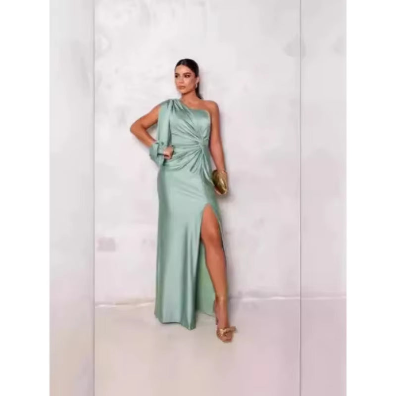 Velvara™ LuxeFit Summer Slit Dress – Effortless Sophistication in Every Step