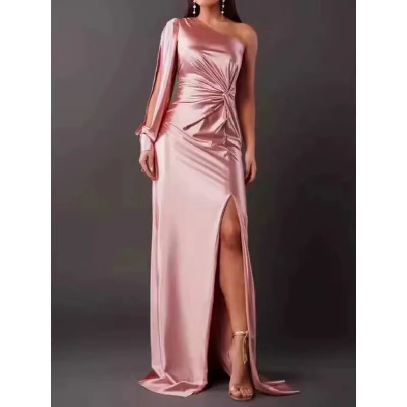 Velvara™ LuxeFit Summer Slit Dress – Effortless Sophistication in Every Step